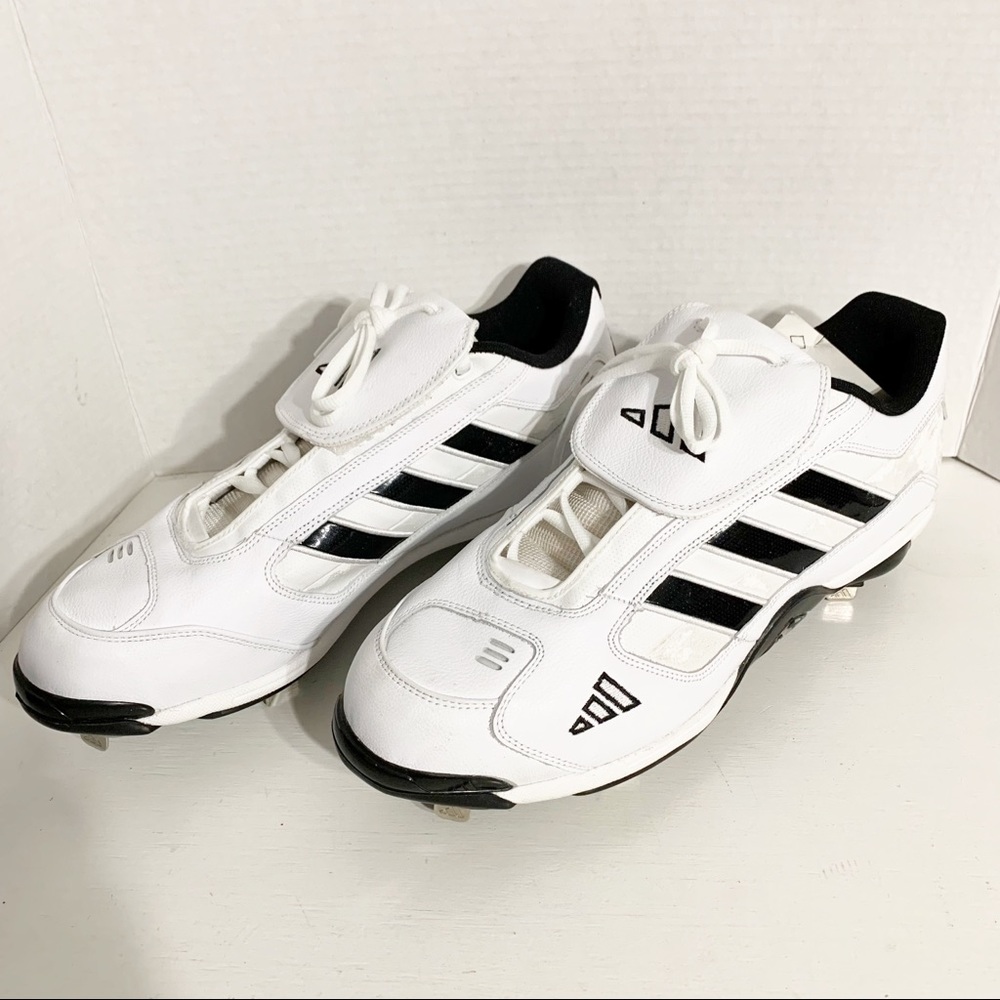 NWT Adidas Excelsior Low Mens Size 15 Metal Baseball Cleats NIB White 036376